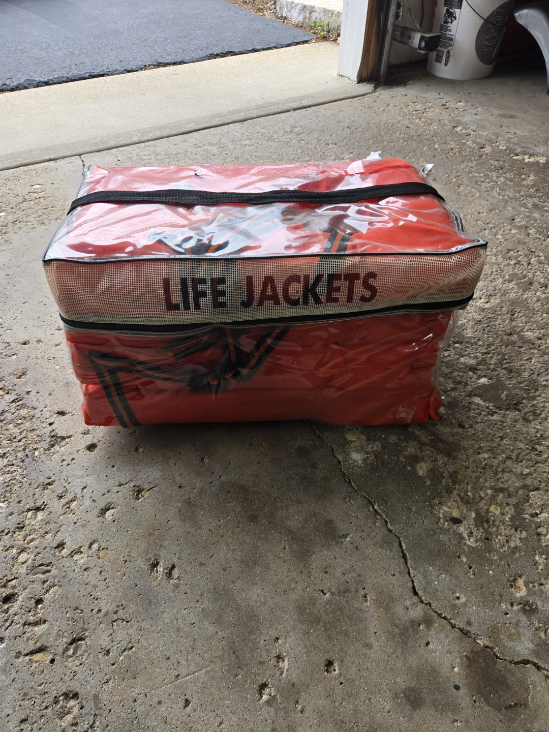 Orange Life Jackets - Set of 4 - photo 3