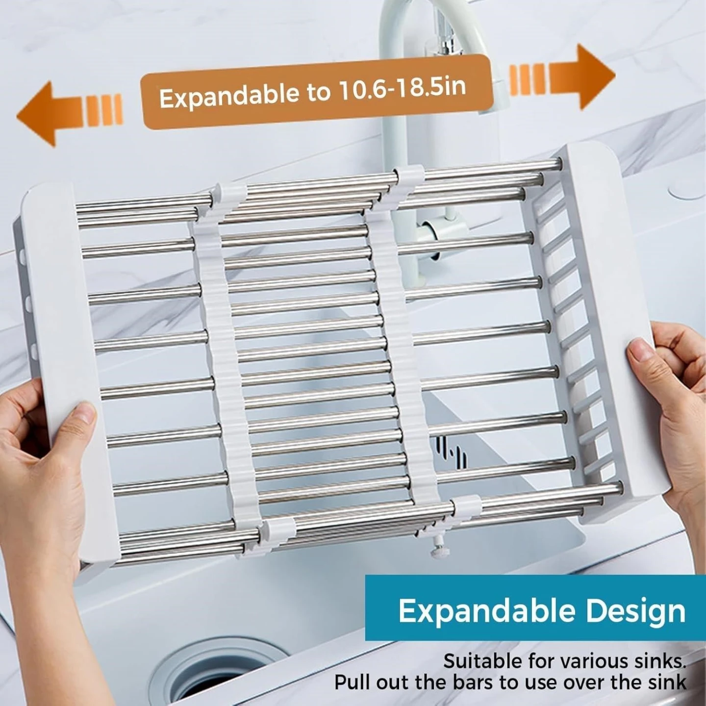 Expandable Dish Rack for Sink - photo 2