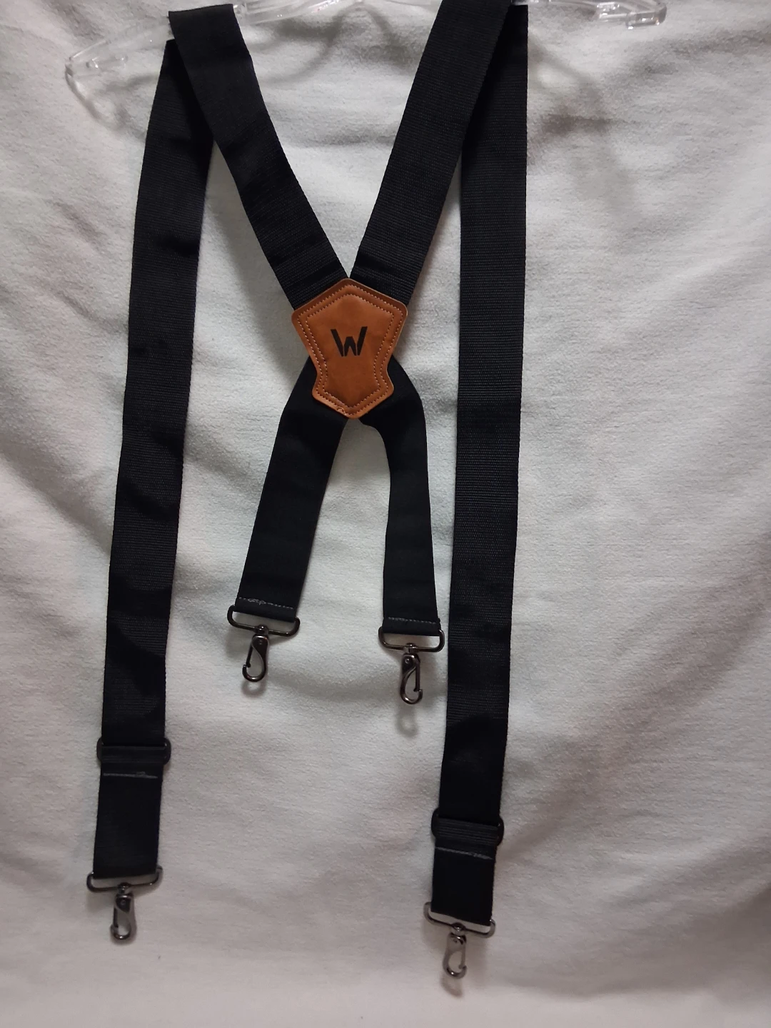BLACK HEAVY DUTY SUSPENDERS