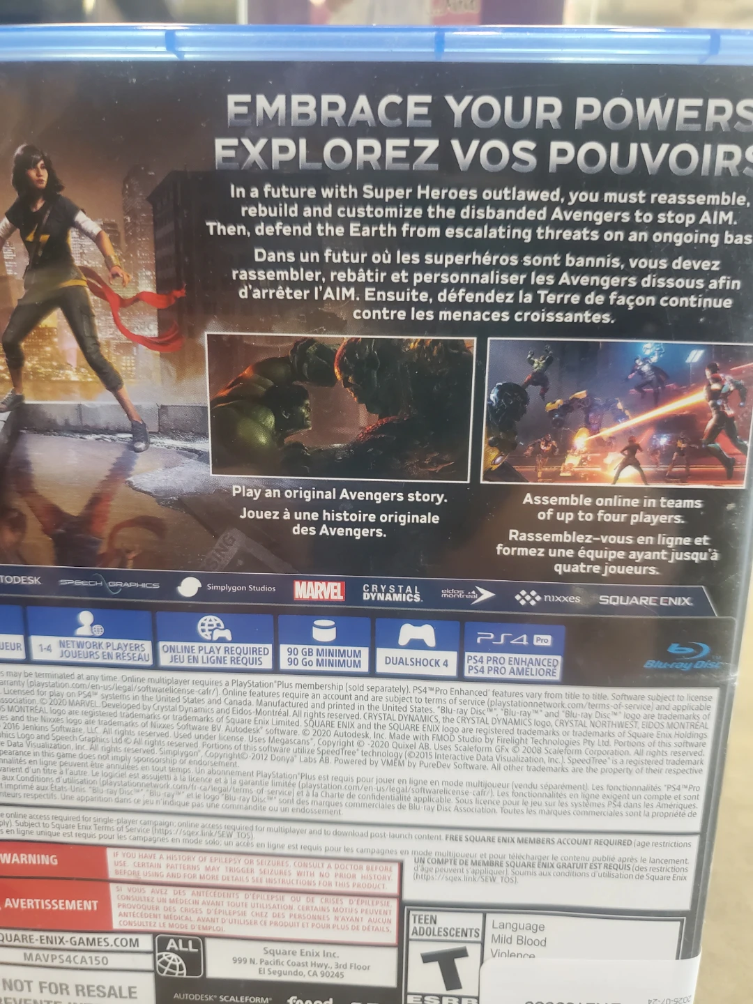 Marvel's Avengers PS4 Game - photo 2