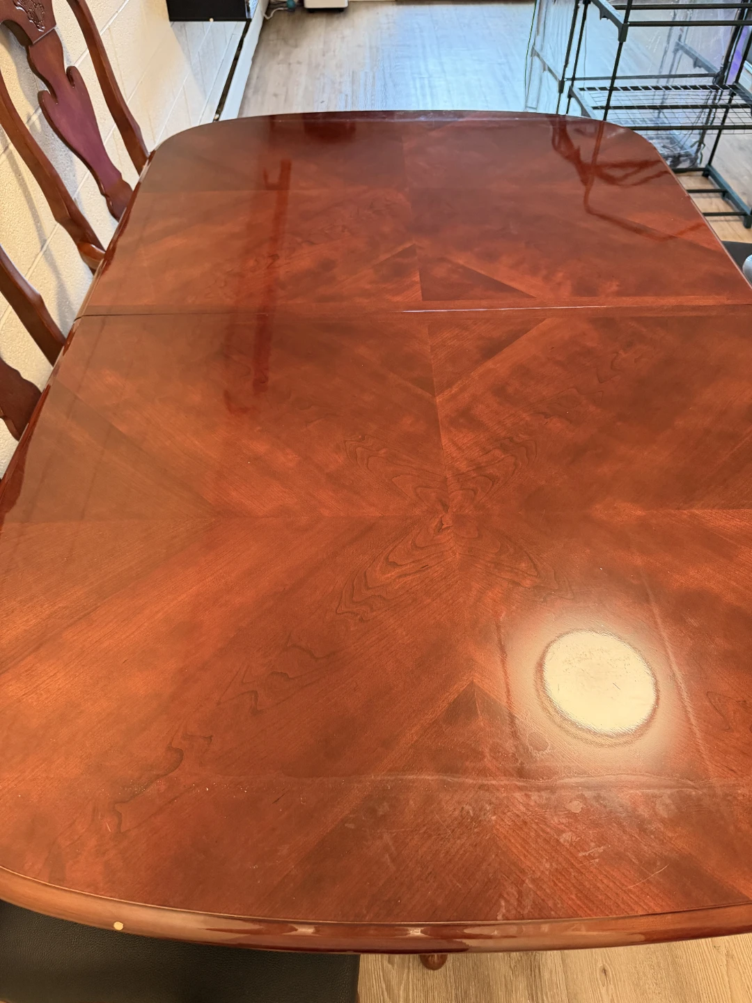 Real Oak Wooden Dining Table and Chairs Set