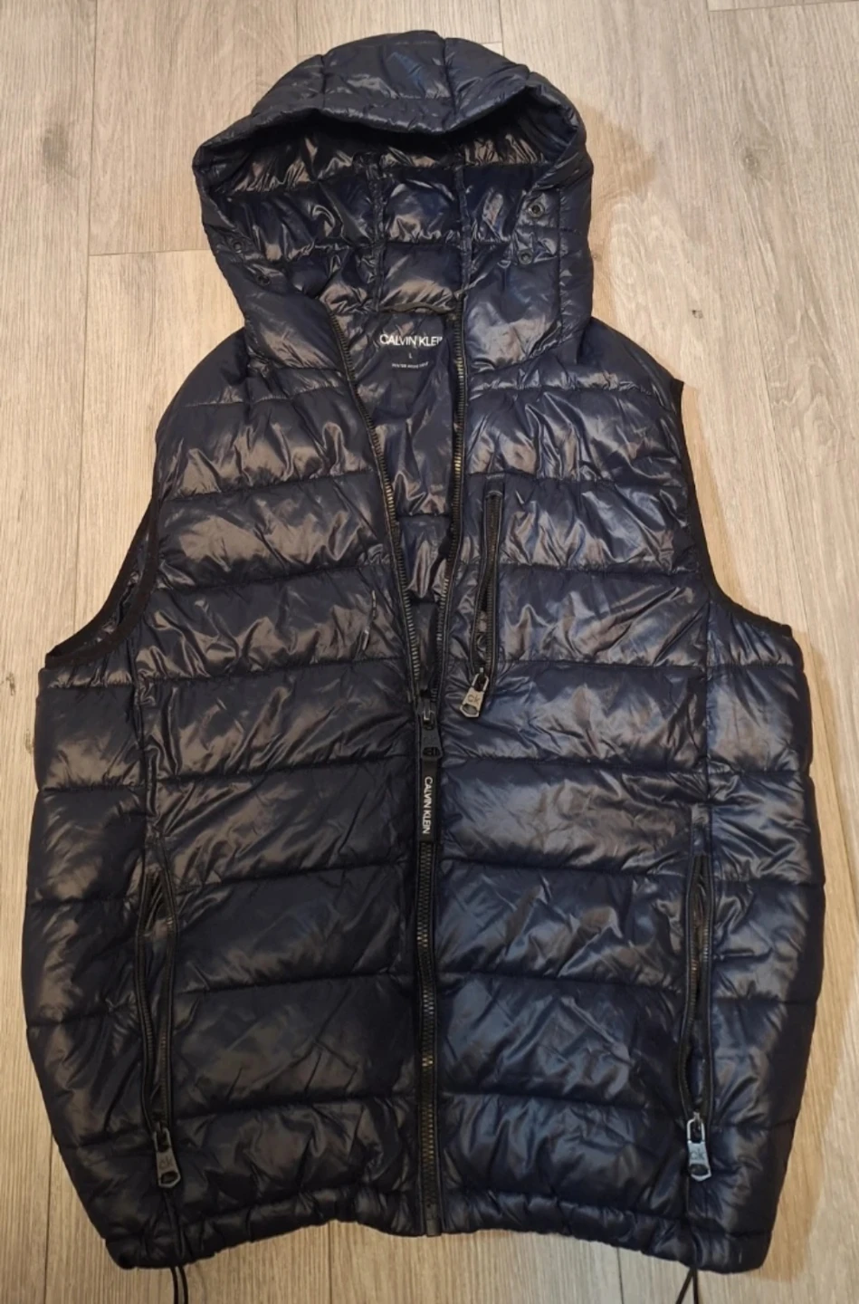 Calvin Klein Puffer Vest - Navy - Size L