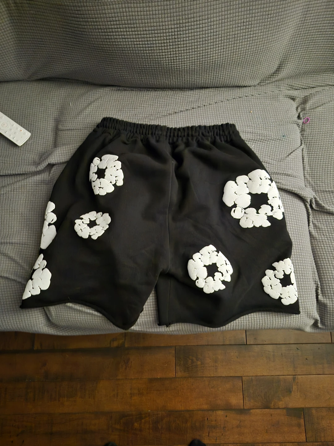 1-1 Denim tear shorts - photo 2