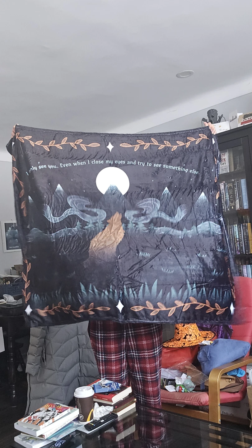 Romantasy Inspired Reading Blanket - photo 2