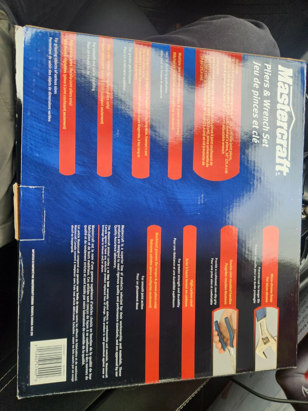 Mastercraft 6 Piece Pliers & Wrench Set