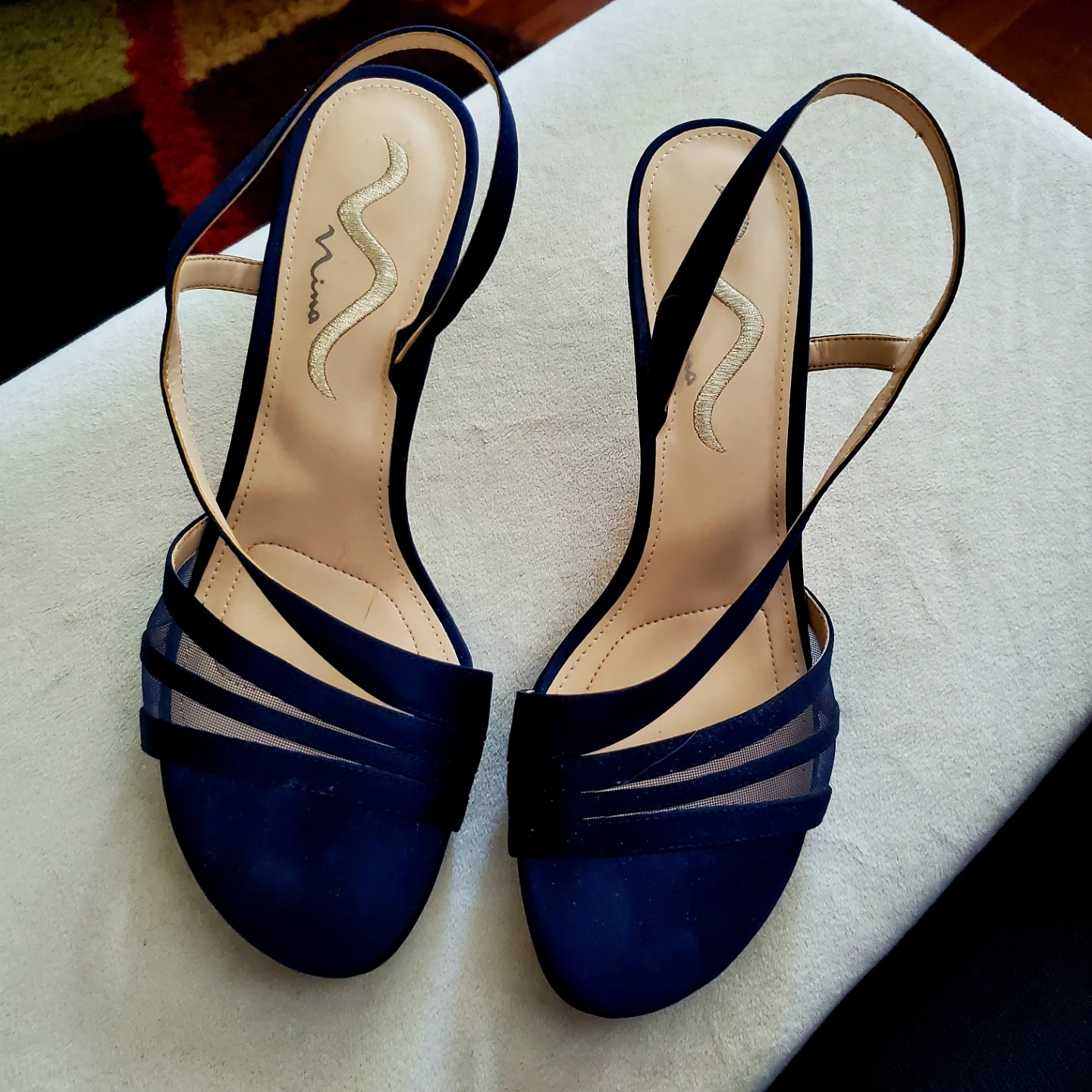 Nina Vitalia Slingback Asymmetrical Heels Size 9.5/10 - photo 2