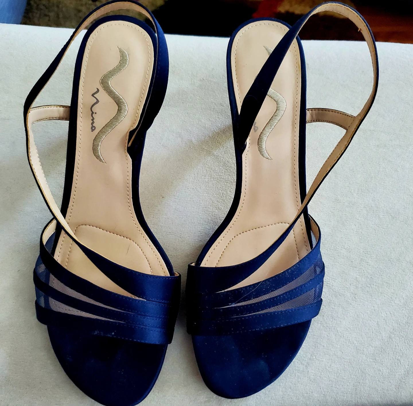 Nina Vitalia Slingback Asymmetrical Heels Size 9.5/10 - photo 5