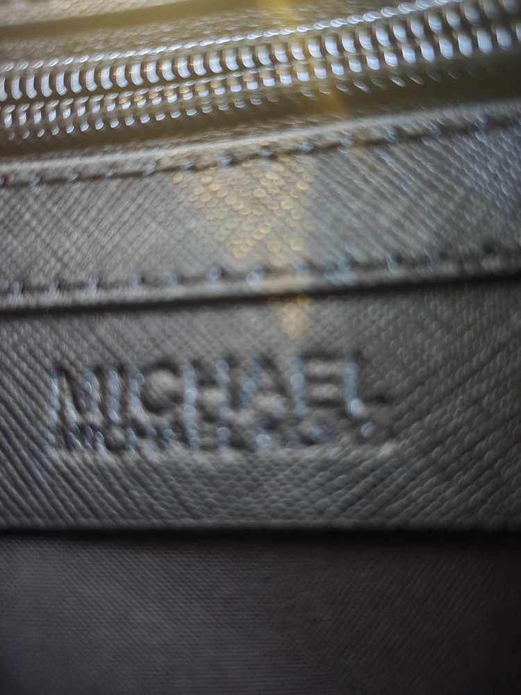 Michael Kors Black Leather Satchel Handbag with Fur Pom Pom - photo 4