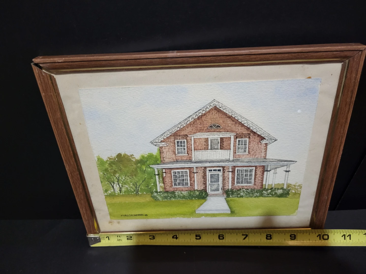 Watercolor Painting of a Brick House - Mary Ostazeski '82 - photo 4