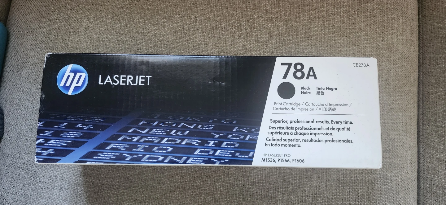 HP LaserJet 78A Black Toner Cartridge CE278A