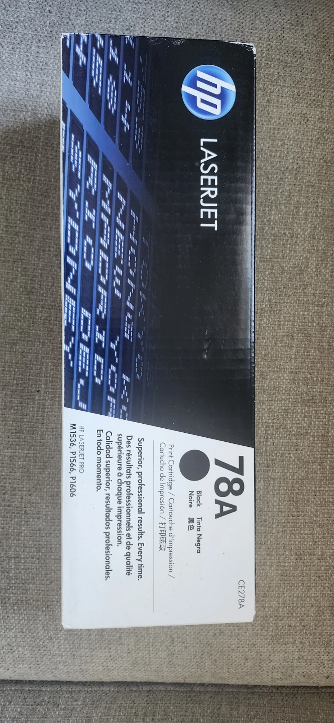 HP LaserJet 78A Black Toner Cartridge CE278A - photo 2