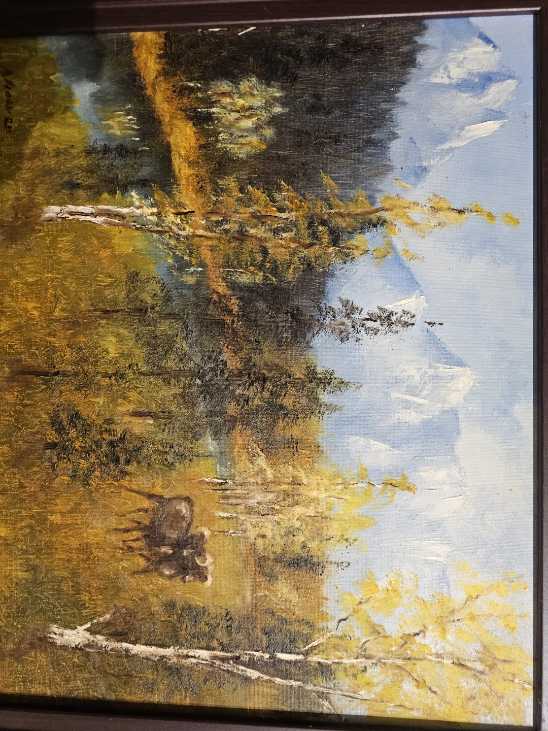 Framed Landscape Painting