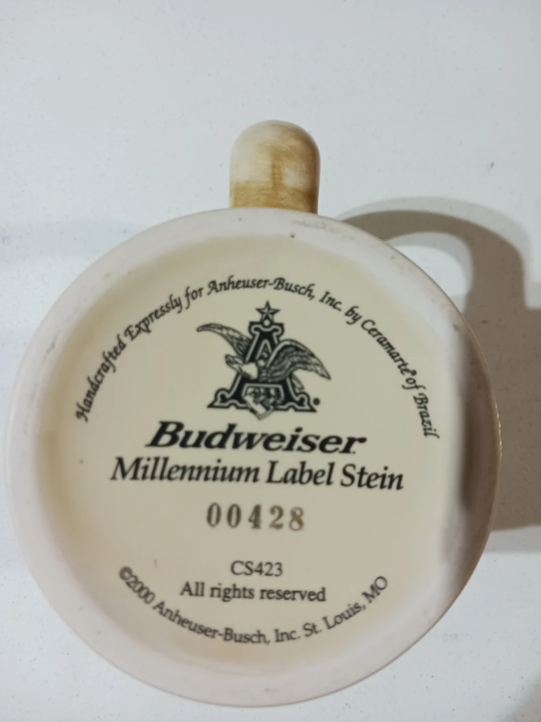 Budweiser Millennium Label Stein - photo 2