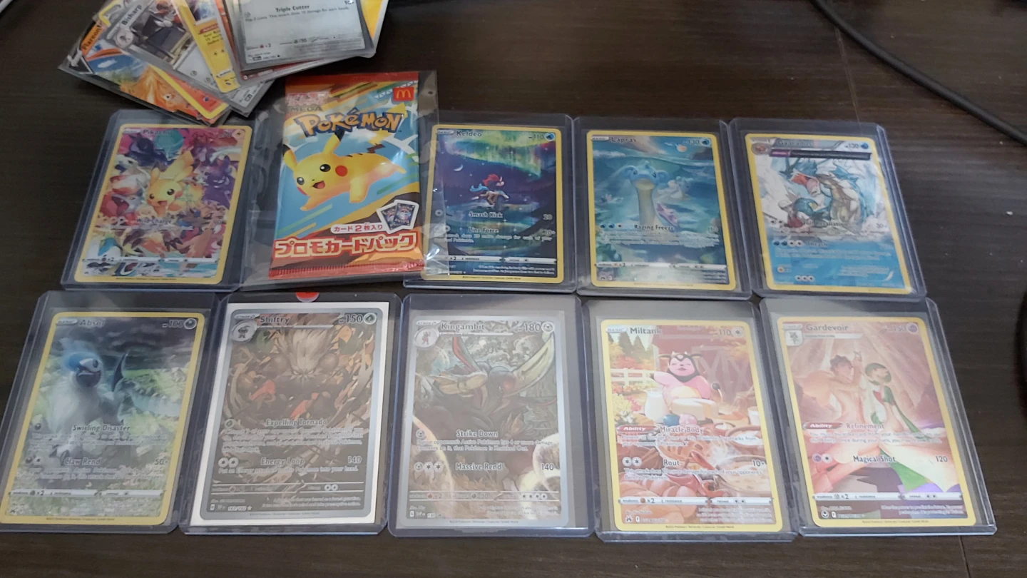 Pokemon Singles McDonald's Pikachu Crown Zenith Pikachu