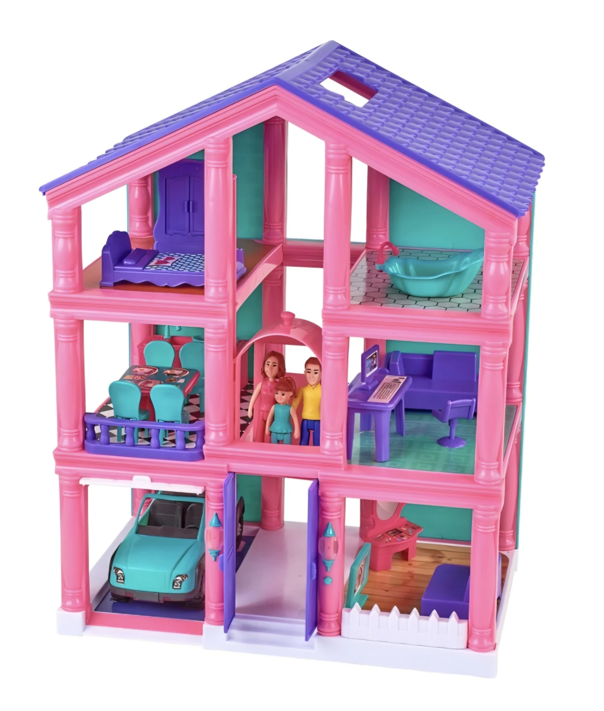 Kid Connection Dollhouse with Furniture and Figures - photo 2