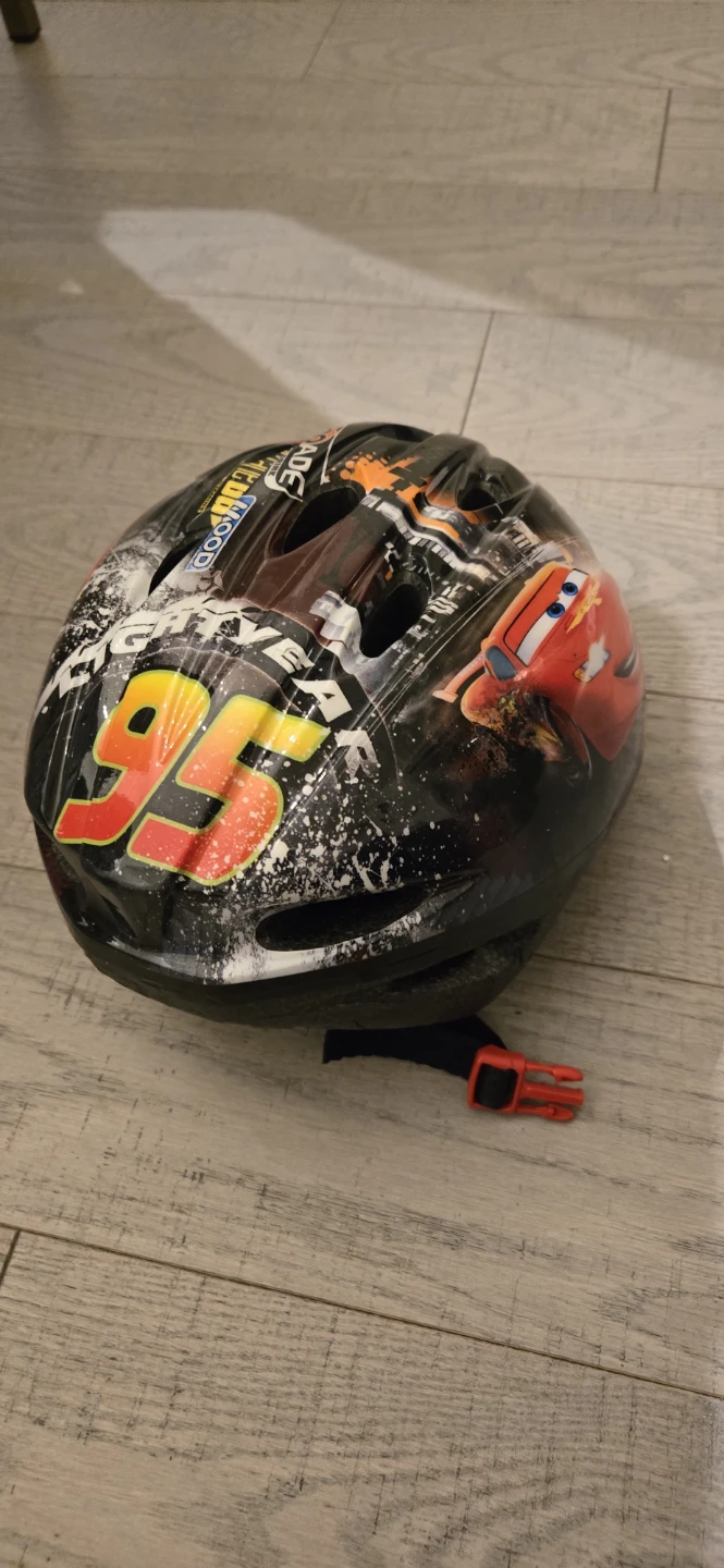 Kids Lightning McQueen Bicycle Helmet