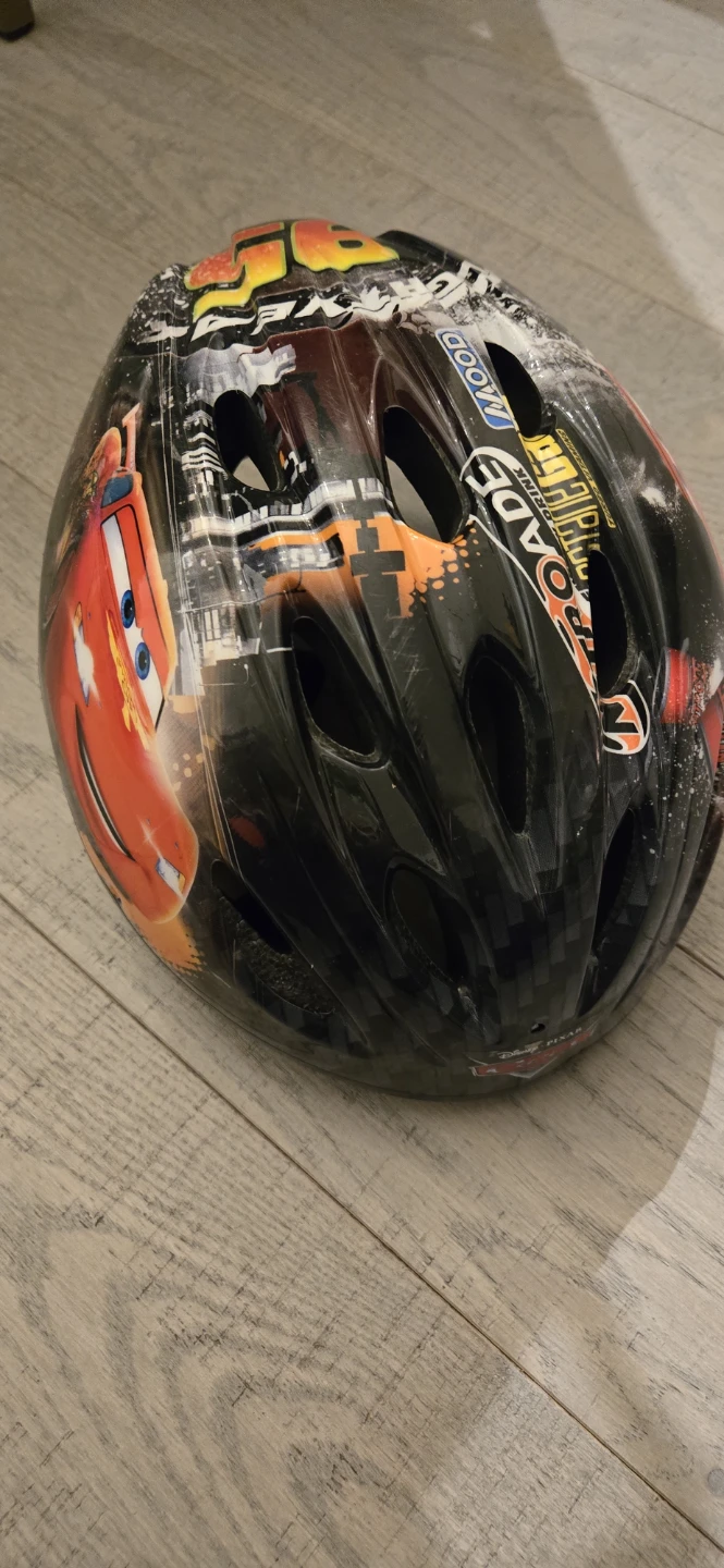 Kids Lightning McQueen Bicycle Helmet - photo 2