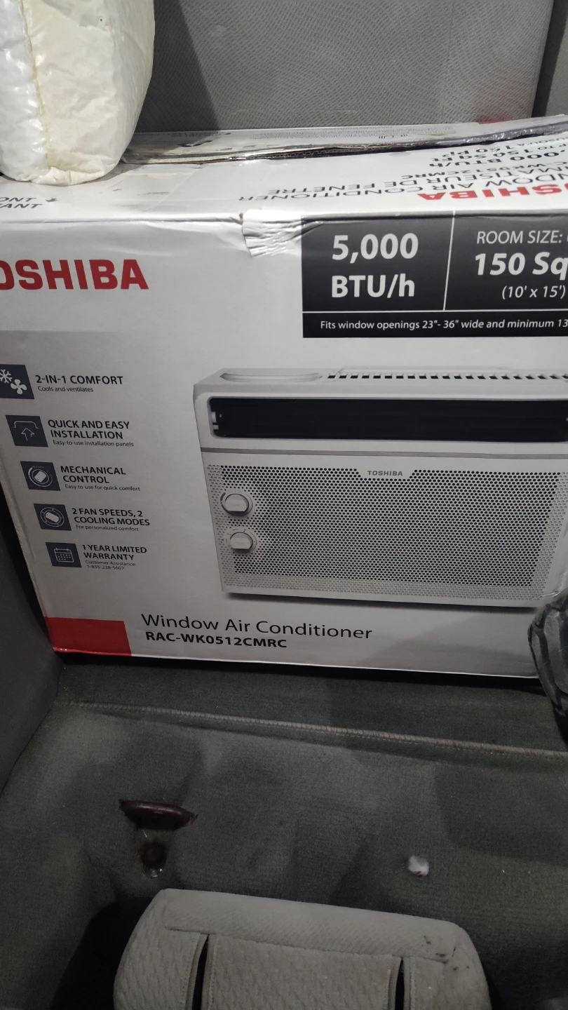 Toshiba Window Air Conditioner - photo 2