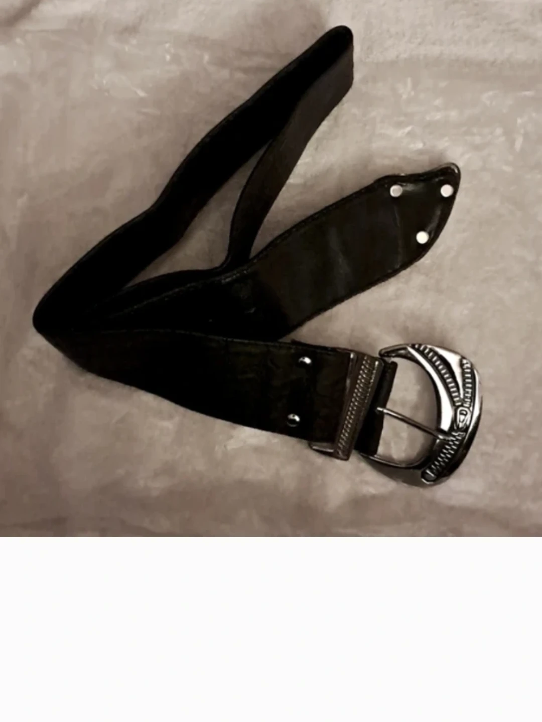 WIDE BELT, BLACK, NEW 37" 38" LENGTH, SM, XS - photo 4