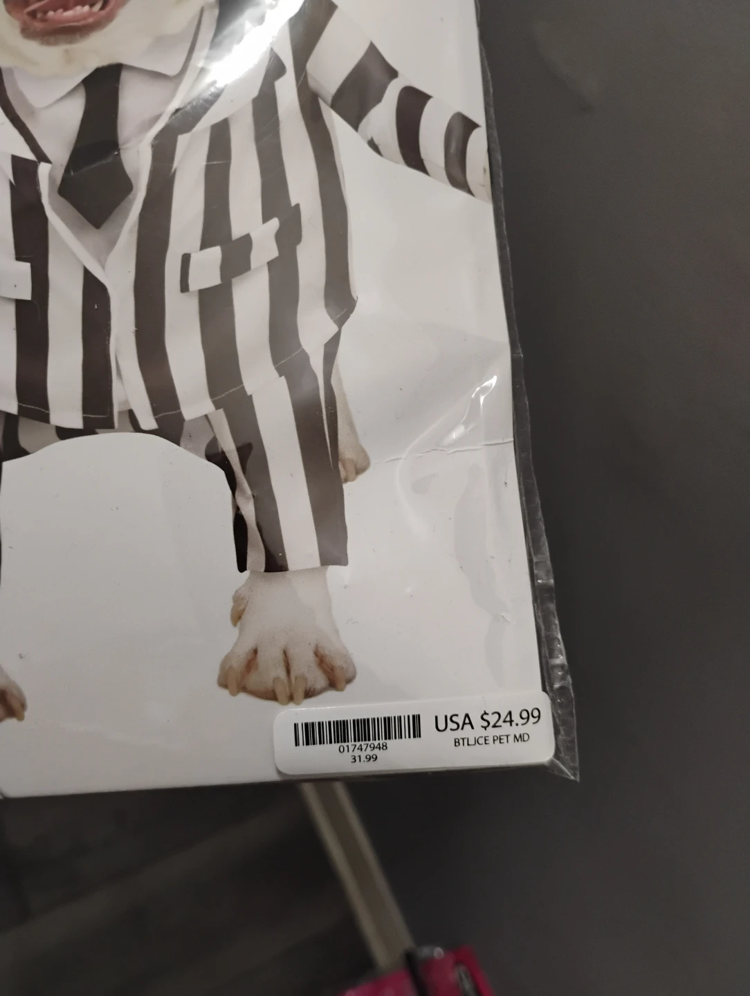 Spirit Halloween Beetlejuice Pet Costume - Medium - photo 3