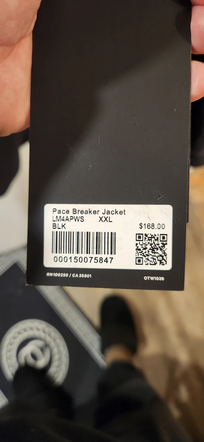 Lululemon Pace Breaker Jacket XXL BLK - photo 2