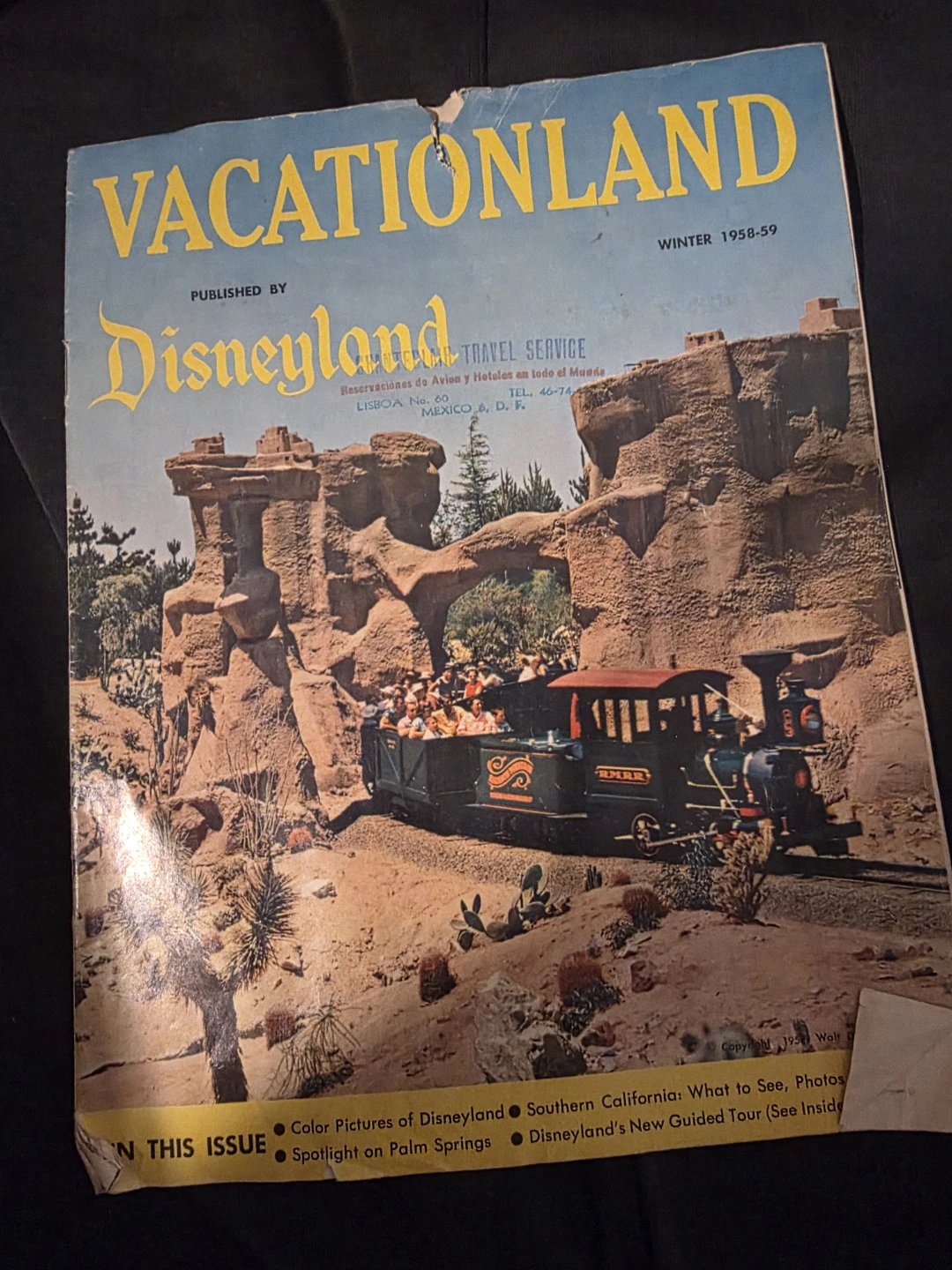 Vacationland Magazine Winter 1958-59 Disneyland - photo 3