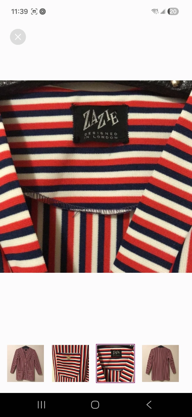 Zazie Striped Blazer Jacket - photo 2