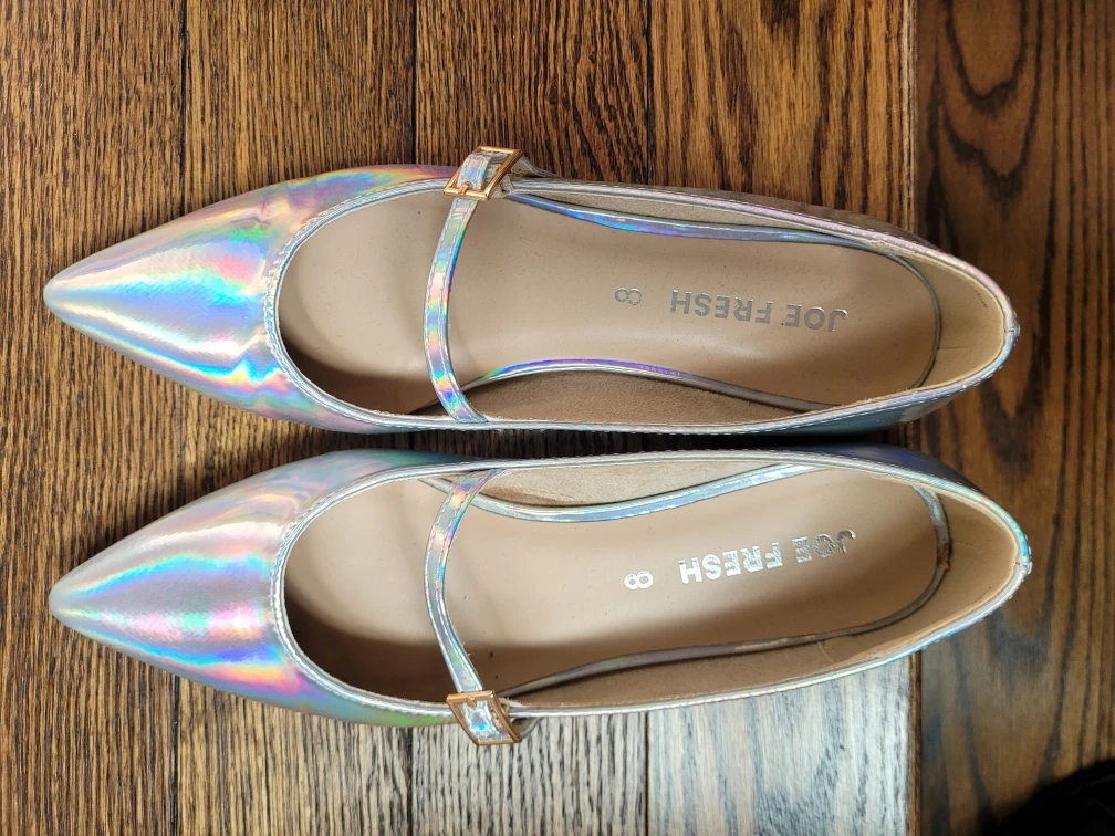 Joe Fresh Holographic Ballet Flats - Size 8 - photo 2