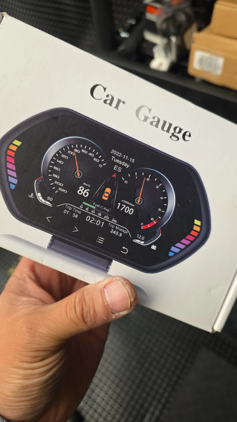 Car Gauge HUD Display