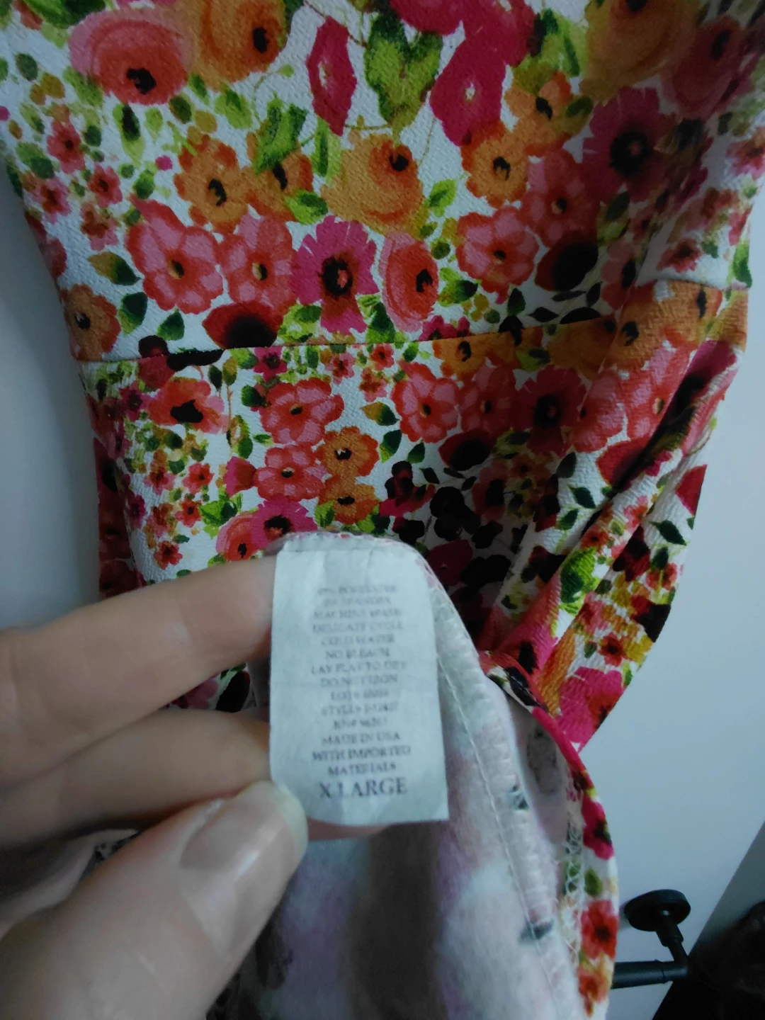 Women's Floral Print Fit & Flare Dress Size XL - photo 2