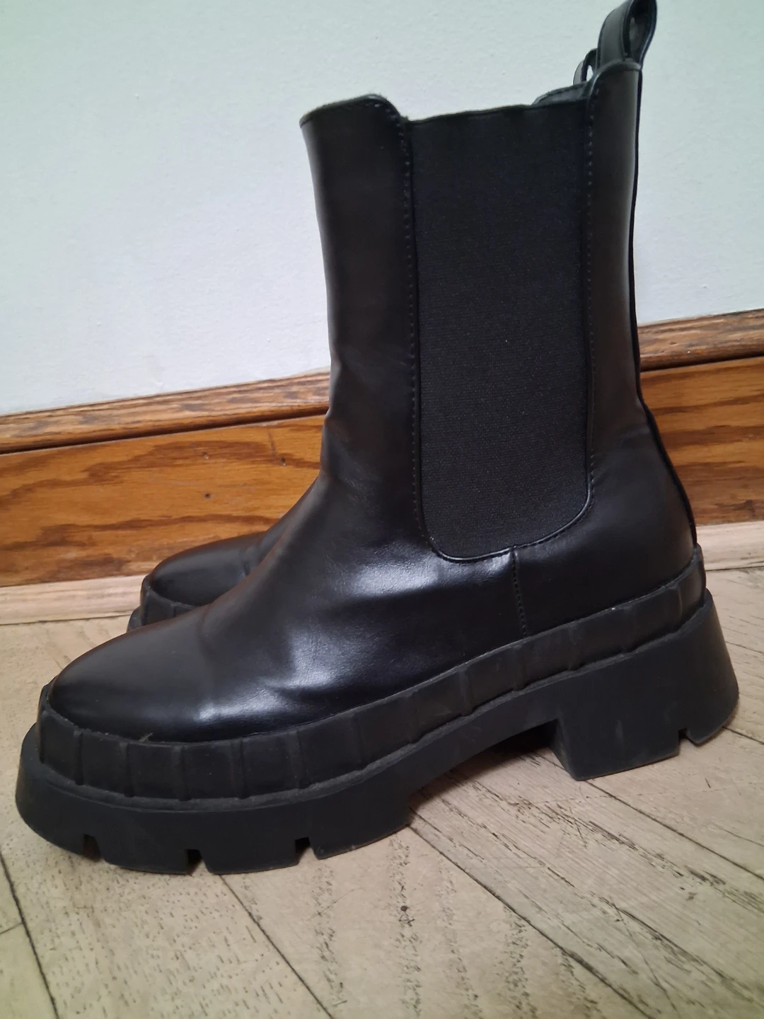 Steve Madden Black Leather Barclay Boots - photo 2