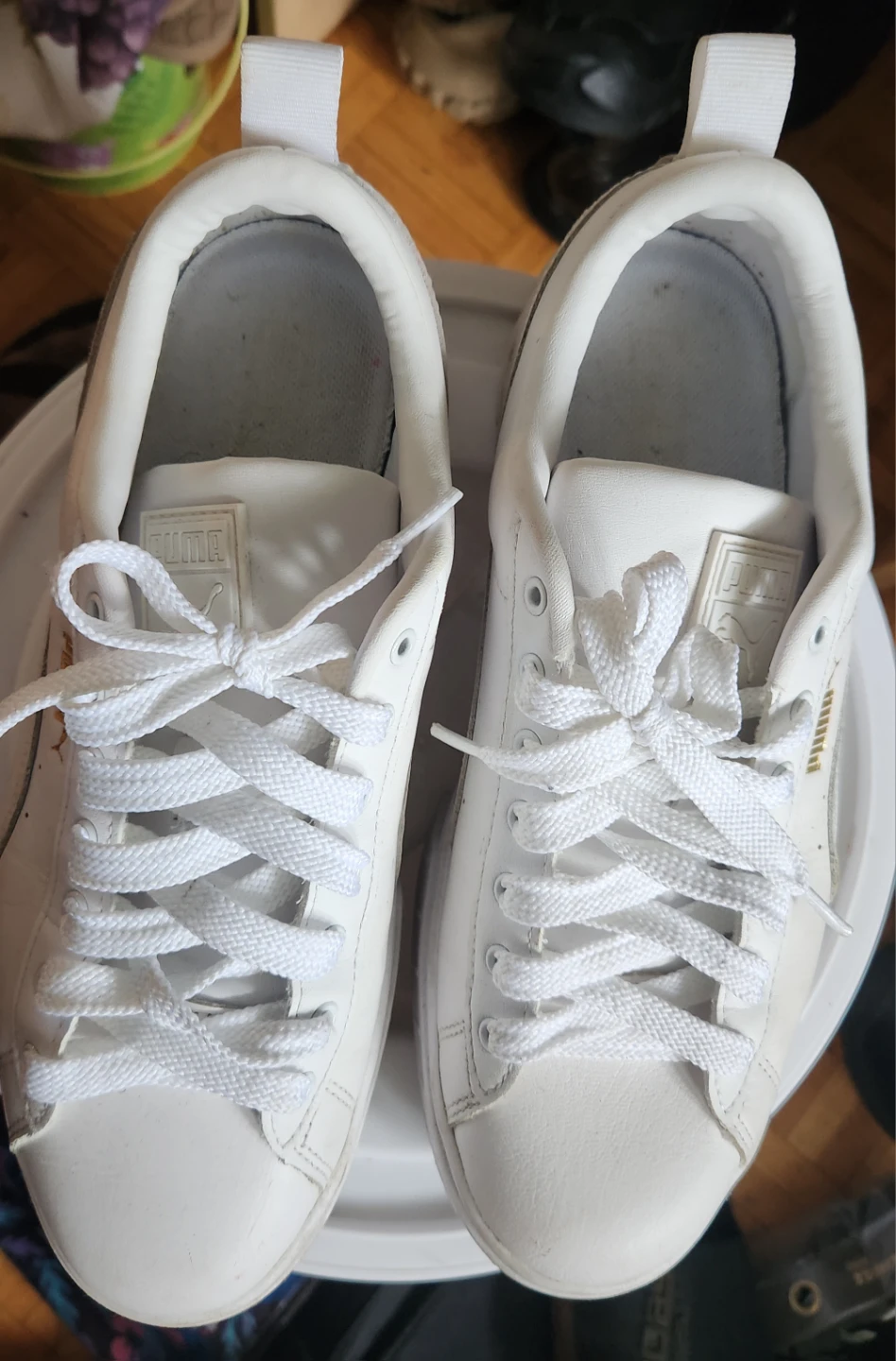 Puma White Platform Sneakers - photo 3