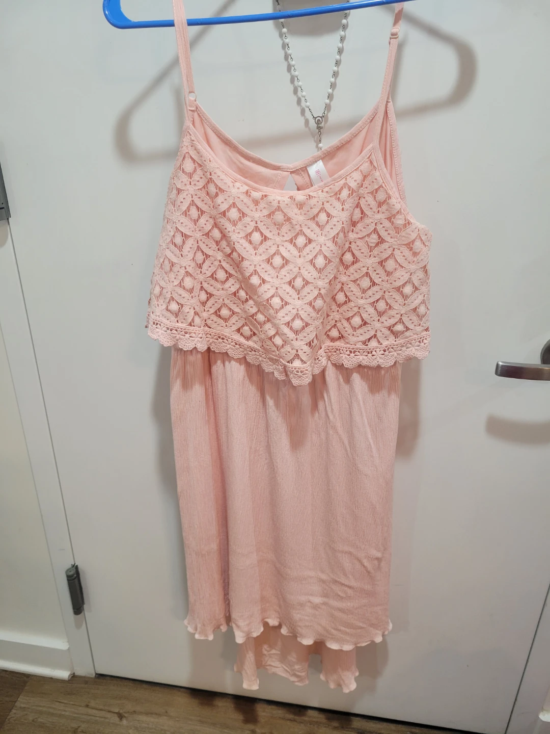 No Boundaries Pink Lace Cami Dress XXL