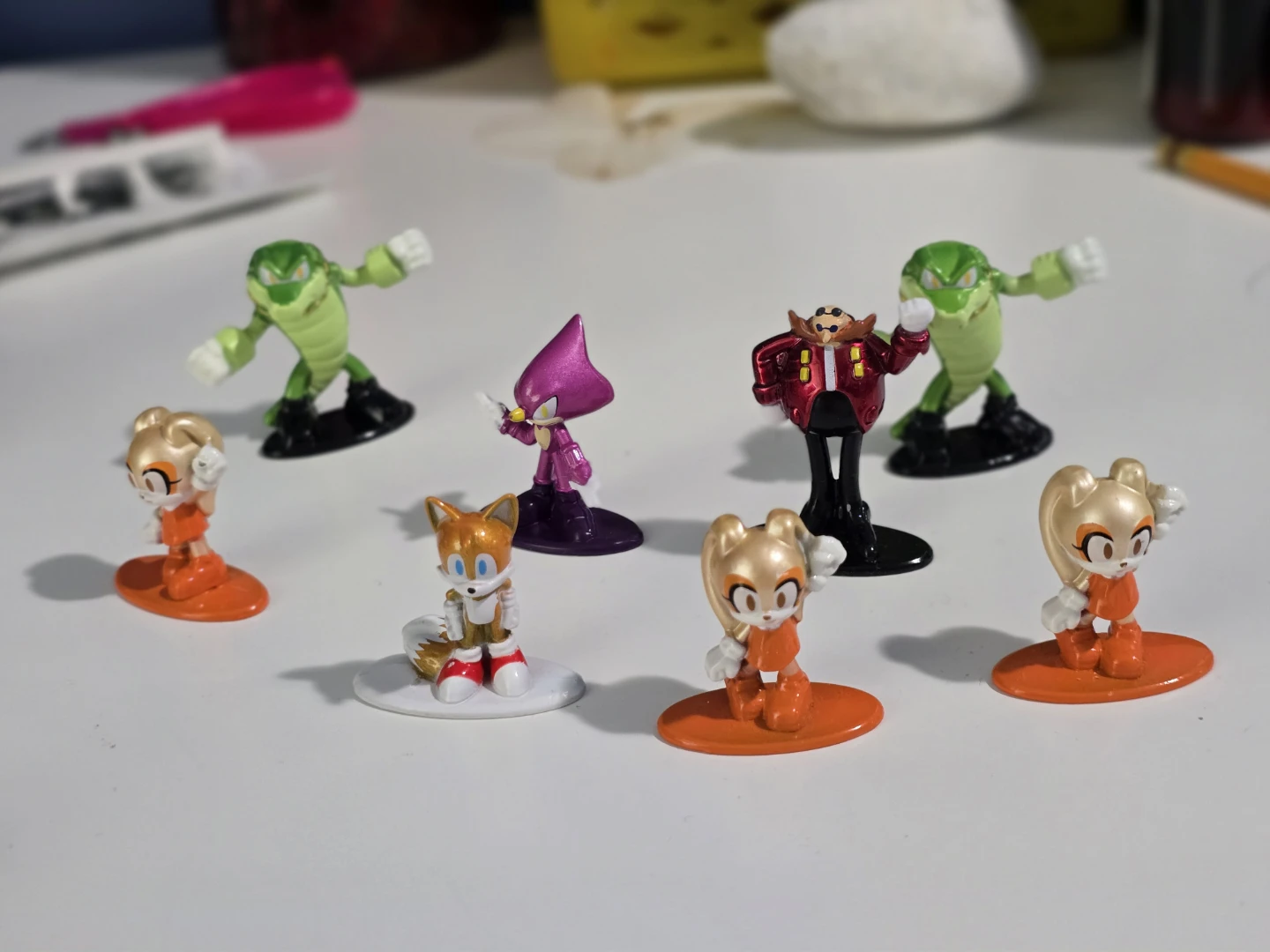 Sonic  metal Mini Figures