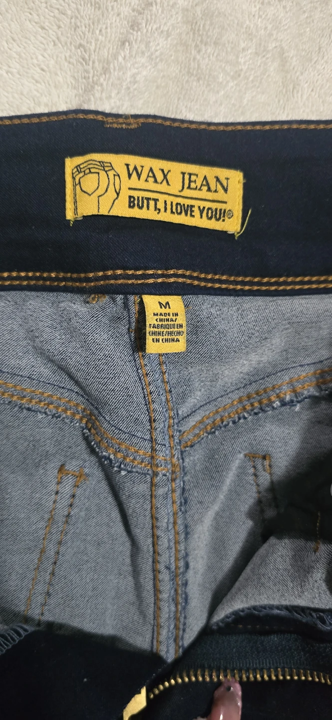 Wax Jean Denim Shorts Size M - photo 3