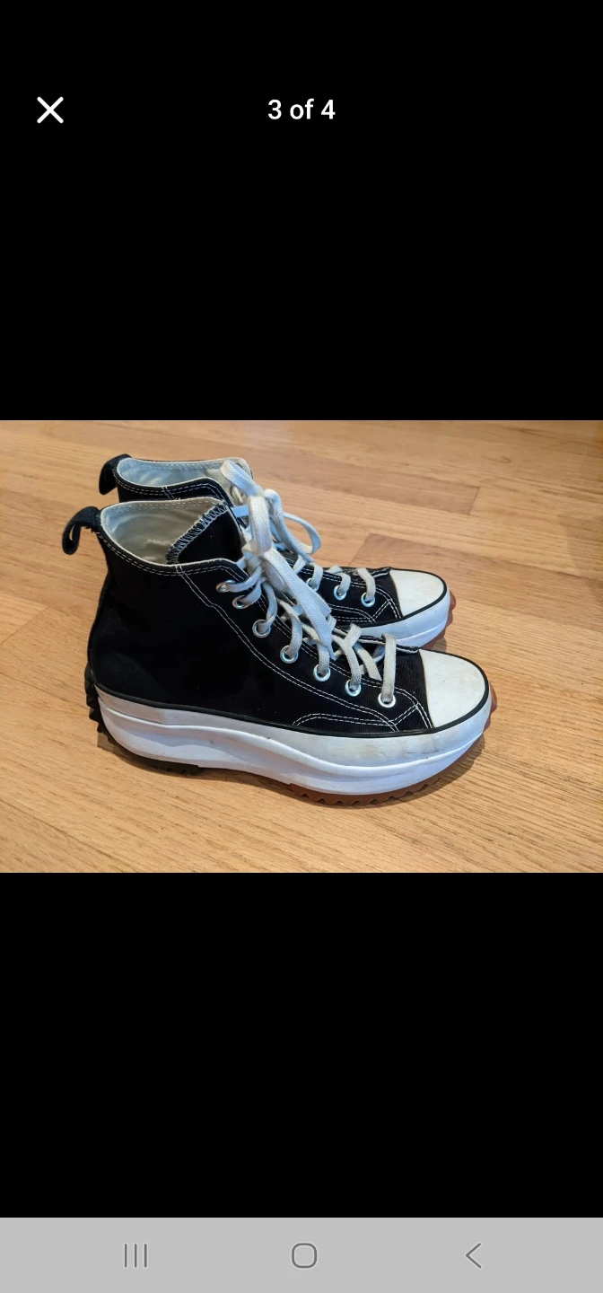 Converse Run Star Hike High Top Sneakers Black