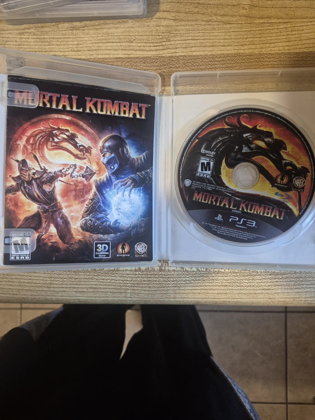 Mortal Kombat PS3 Video Game