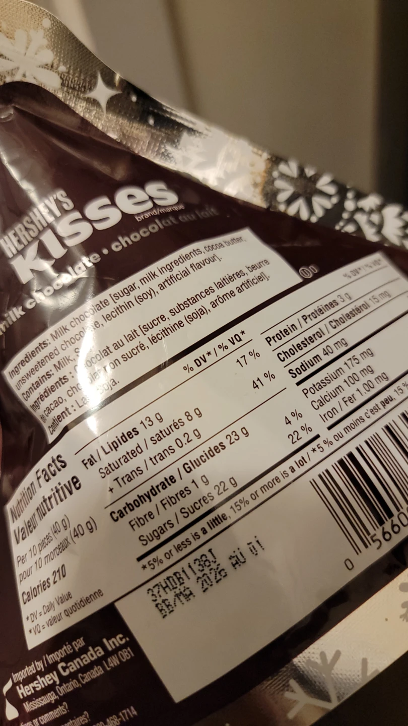 Hershey's Kisses Milk Chocolate 78g - photo 2