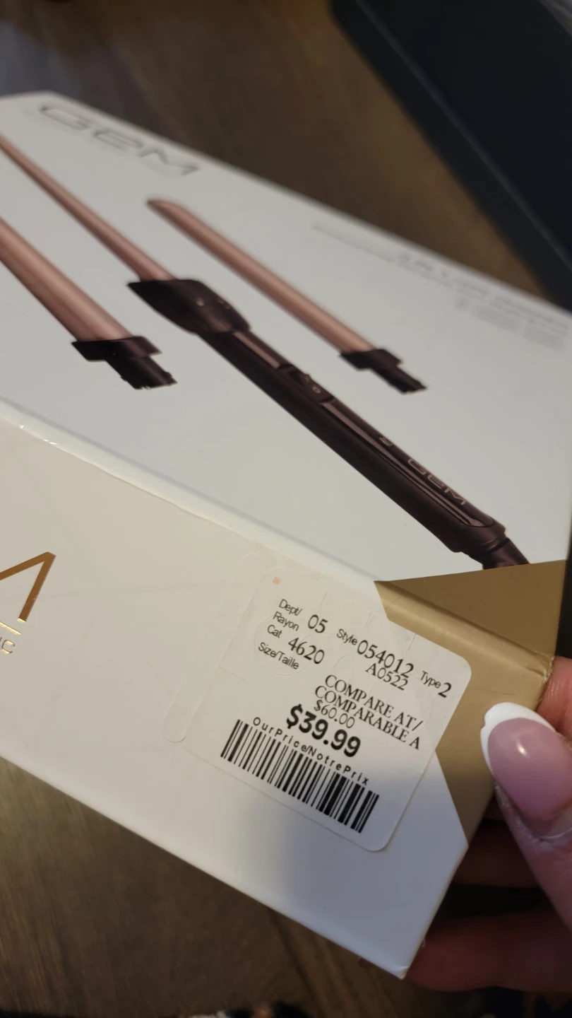 GEM Professional 3-in-1 Ceramic Curl Styling Iron - photo 2