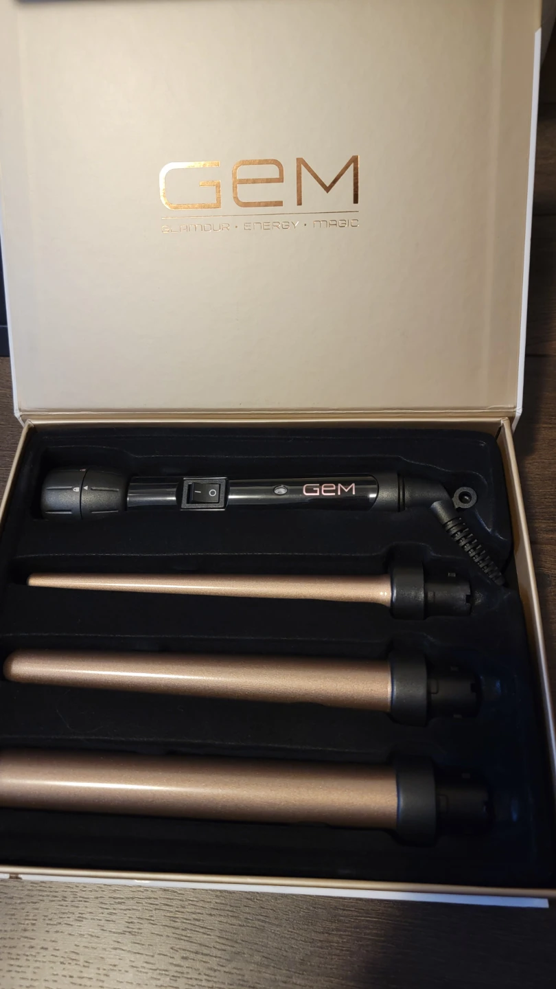 GEM Professional 3-in-1 Ceramic Curl Styling Iron - photo 3