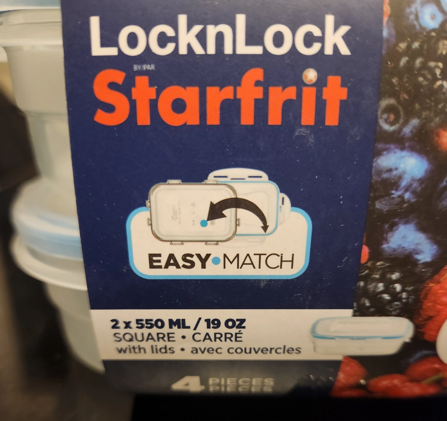 Starfit LocknLock Square Tupperware Containers - photo 3