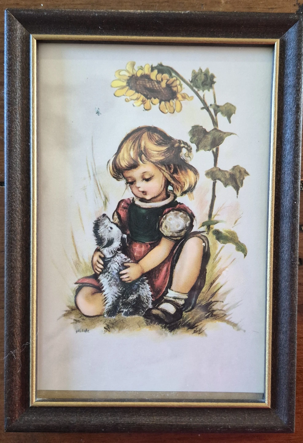 Set of 8 Framed Vintage Children's Art Prints - photo 3