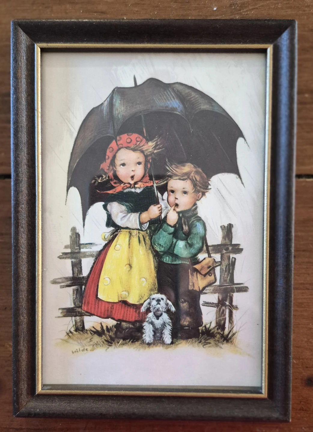 Set of 8 Framed Vintage Children's Art Prints - photo 4