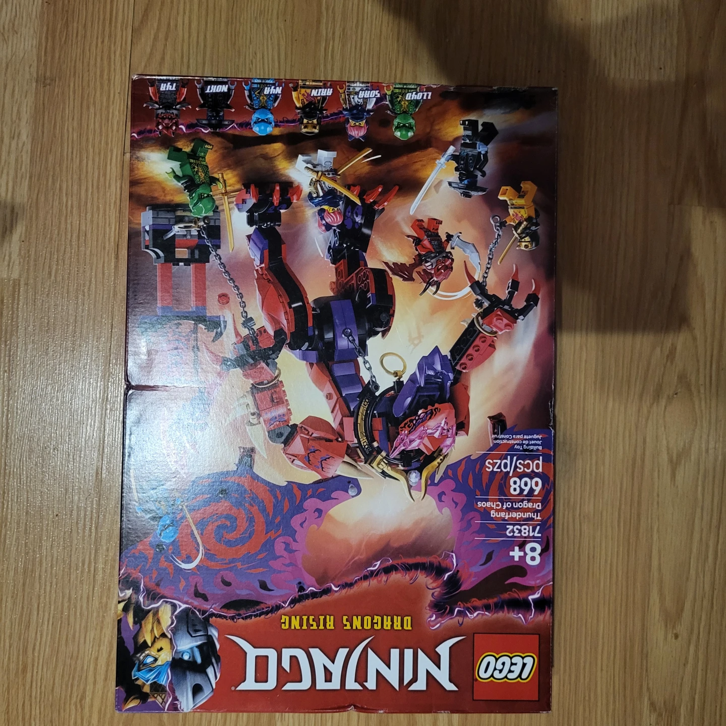 LEGO NINJAGO Thunderfang Dragon of Chaos Set 71832