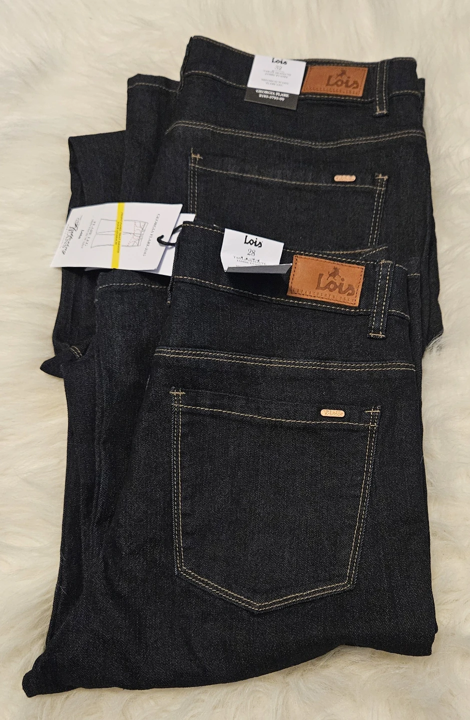 Lois Jeans Women's Dark Wash Georgia Flare Denim Pants Size 28
