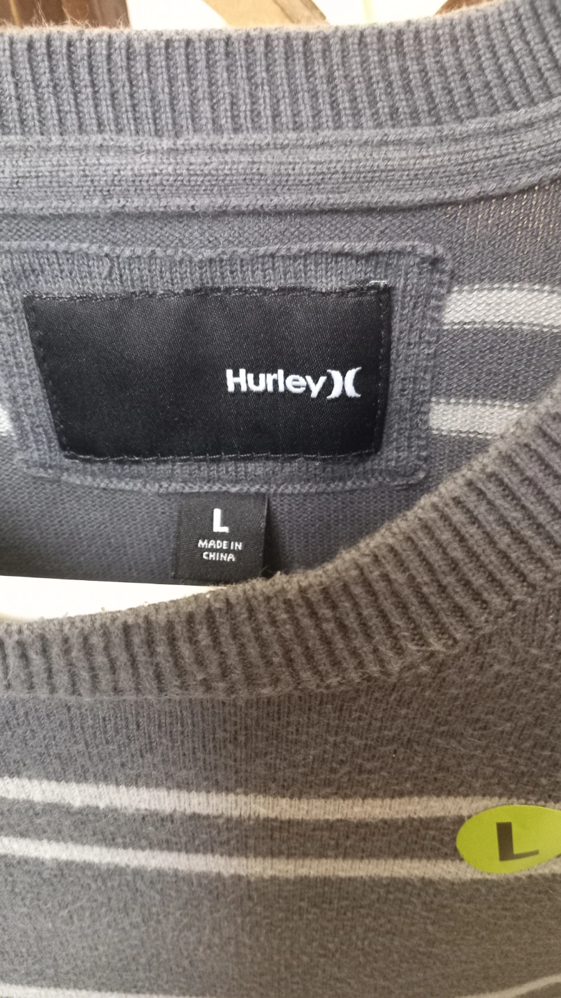 Hurley Striped Sweater Size L - photo 3