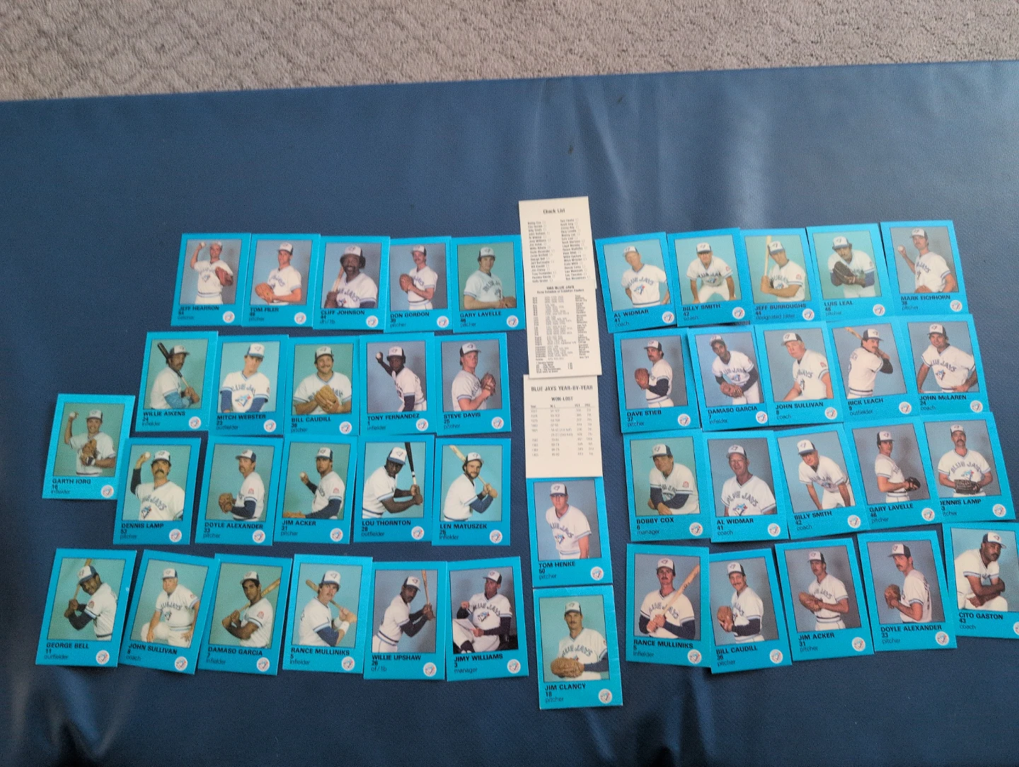Toronto Blue Jays 1986 Trading Cards. - photo 3
