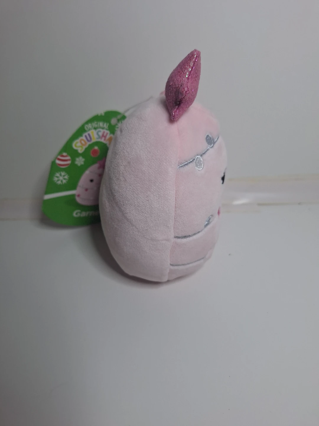Squishmallows Garnet 4” Pink Christmas Tree Plush NWT - photo 5