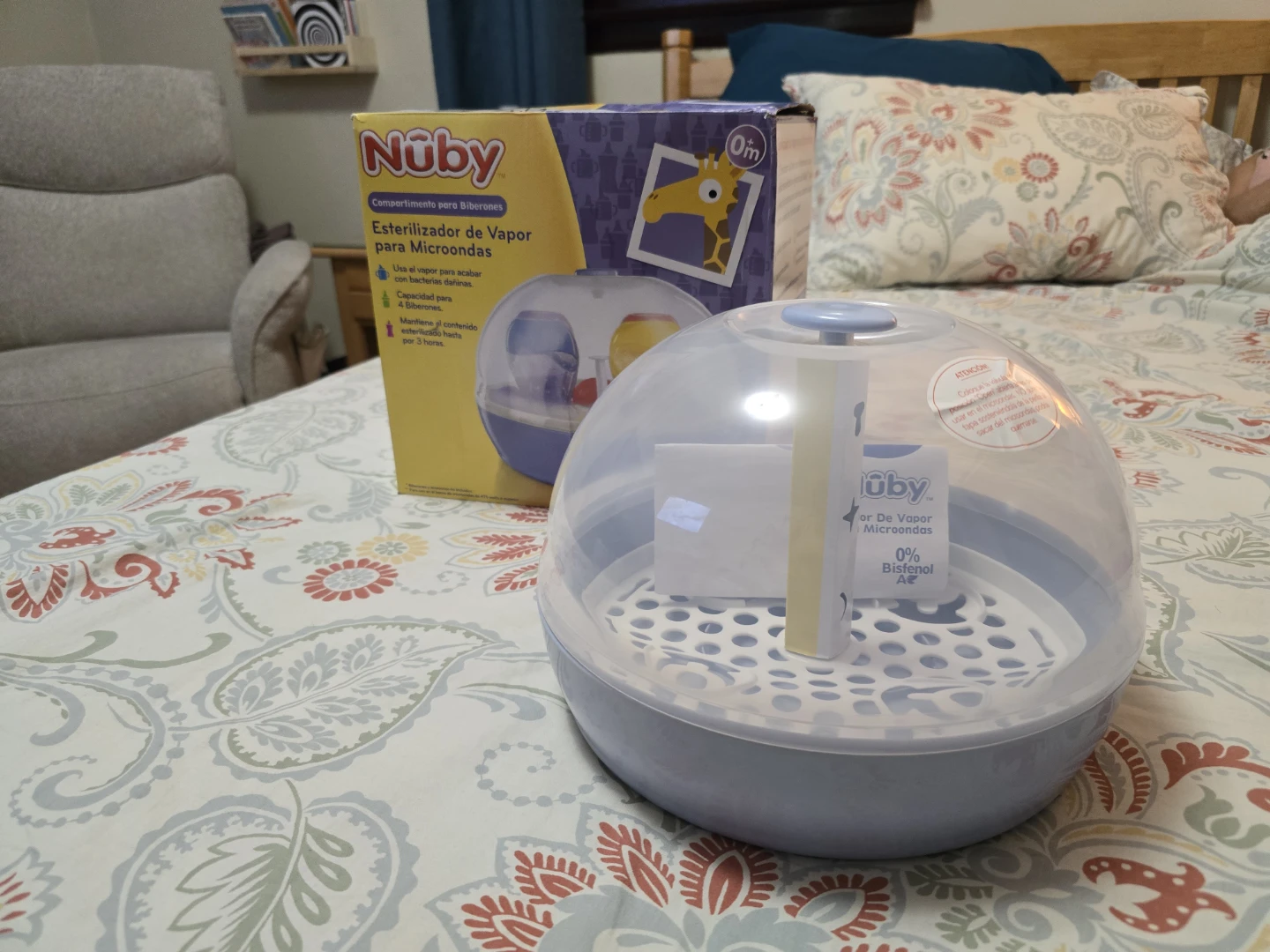Nuby Microwave Sterilizer for Baby Bottles 🧡