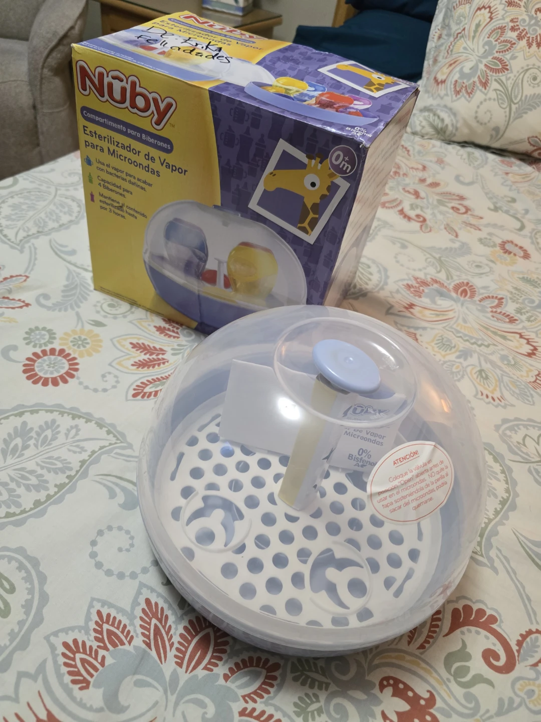 Nuby Microwave Sterilizer for Baby Bottles 🧡 - photo 2